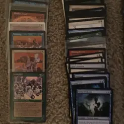 Magic the Gathering MTG Vtg Lot 350 Cards Estate As Found Not Searched See Photo - Image 2