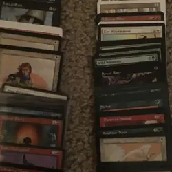 Magic the Gathering MTG Vtg Lot 350 Cards Estate As Found Not Searched See Photo - Image 5