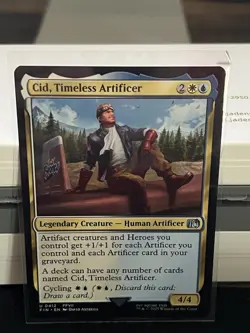 MTG Cid, Timeless Artificer (0412) Final Fantasy Regular Uncommon NM - Image 1