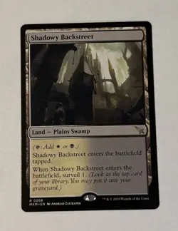 MTG Shadowy Backstreet - Murders At Karlov Manor LP - Image 1
