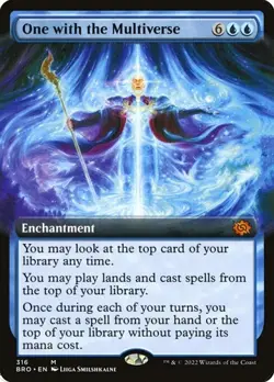 One with the Multiverse - Extended Art BRO NM MTG - Image 1