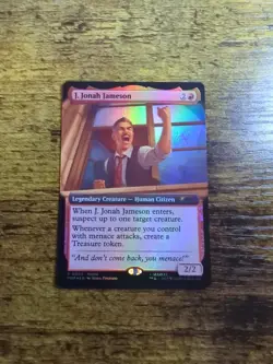 J. Jonah Jameson MTG Magic The Gathering Spider-Man Foil Promo Magiccon Atlanta - Image 1