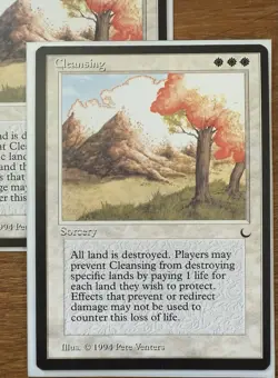 MTG Cleansing The Dark MTG Magic The Gathering Reserved List X2 NM - Image 2