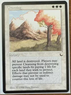 MTG Cleansing The Dark MTG Magic The Gathering Reserved List X2 NM - Image 3