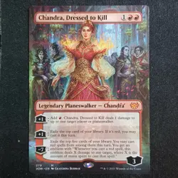 Chandra, Dressed to Kill - Borderless - Innistrad: Crimson Vow (Magic/MTG) - Image 1