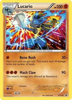Pokemon Card -Lucario #XY140 | Pokemon Promo - Image 1