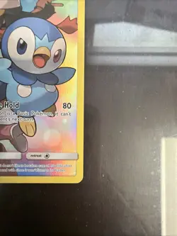 Pokemon TCG Piplup Holo Secret Rare Card Cosmic Eclipse 239/236 - Image 2