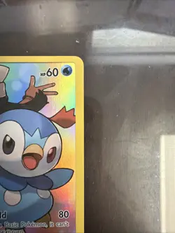 Pokemon TCG Piplup Holo Secret Rare Card Cosmic Eclipse 239/236 - Image 3