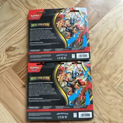 Pokemon TCG: Set of 2 Mega Evolution 3 Pack Blister Golduck & Psyduck SEALED - Image 2