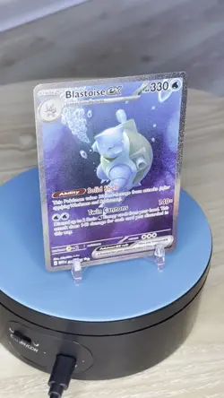 Pokemon TCG Scarlet & Violet 151 Blastoise EX Holo 200/165 Illustration Rare - Image 2
