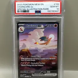2023 Pokemon EN-Mew 151 Charizard EX 199/165 SIR GEM MINT PSA 10 FREE SHIPPING - Image 1