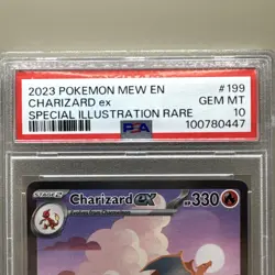 2023 Pokemon EN-Mew 151 Charizard EX 199/165 SIR GEM MINT PSA 10 FREE SHIPPING - Image 2