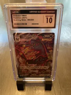 Umbreon VMAX Pokemon (2021) Evolving Skies - 095/203 CGC 10 English - Image 1