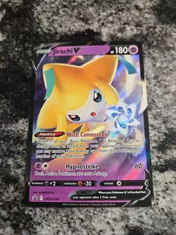 Pokemon SWSH Jirachi V Black Star Promo SWSH299 English FAST SHIP US Seller NM - Image 1