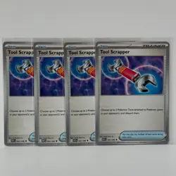 4x Tool Scrapper 085/086 Sv: White Flare Regular Play Set 4x - Pokemon TCG - ENG - Image 1