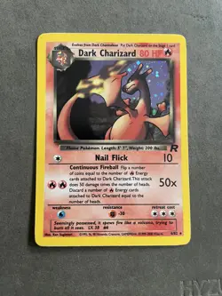 Pokemon TCG - Team Rocket - Dark Charizard - 4/82 - Holo - Excellent Condition - Image 1