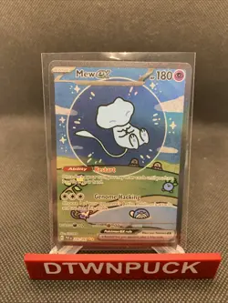 Pokemon Mew EX 232/091 Special Illustration Rare Paldean Fates (Bubble Mew) -LP - Image 1