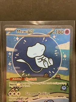 Pokemon Mew EX 232/091 Special Illustration Rare Paldean Fates (Bubble Mew) -LP - Image 2