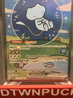 Pokemon Mew EX 232/091 Special Illustration Rare Paldean Fates (Bubble Mew) -LP - Image 3