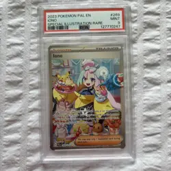 Pokemon Iono 269 PSA 9 MINT Paldea Evolved English - Image 1