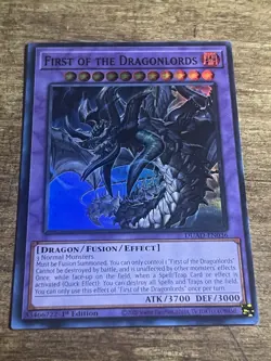 Yugioh! First of the Dragonlords - DUAD-EN036 - Super Rare - 1st Edition Near Mi - Image 1