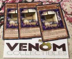 3x (M/NM) - Flying "C" - OP01-EN018 - Common - Unlimited YuGiOh - Image 1