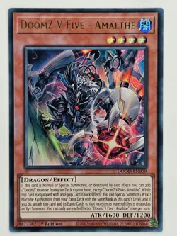Yu Gi Oh - DOOD-EN009 DoomZ V Five - Amalthe - Ultra Rare - Image 1