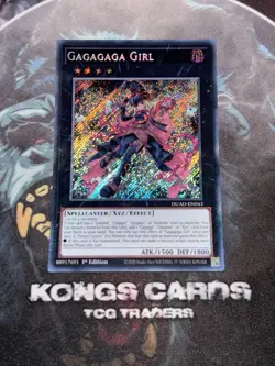 DUAD-EN043 Gagagaga Girl Secret Rare 1st Ed YuGiOh! NEW - Image 1