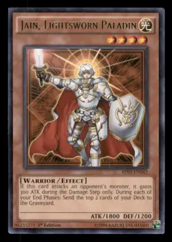 Yugioh Jain, Lightsworn Paladin #BP03-EN042 Battle Pack 3: Monster League LP - Image 1