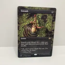 MTG 1x BORDERLESS Entomb 426 Dominaria Remastered Magic the Gathering Card x1 NM - Image 1