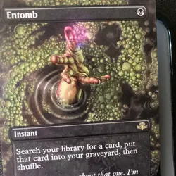 MTG 1x BORDERLESS Entomb 426 Dominaria Remastered Magic the Gathering Card x1 NM - Image 2