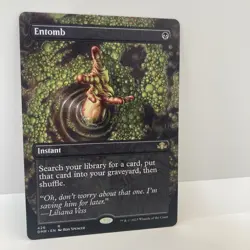 MTG 1x BORDERLESS Entomb 426 Dominaria Remastered Magic the Gathering Card x1 NM - Image 3