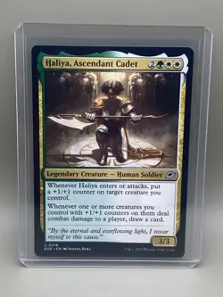 HALIYA, ASCENDANT CADET #0218 Edge Of Eternities MTG UNCOMMON Card Near Mint - Image 1
