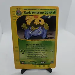 Pokemon Dark Venusaur #7 Winner Stamp Best of Game Promo Card TCG - Image 1