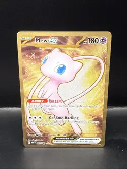 Pokemon TCG Mew EX Metal Gold NM 205/165 Scarlet & Violet 151 Promo Card B - Image 2