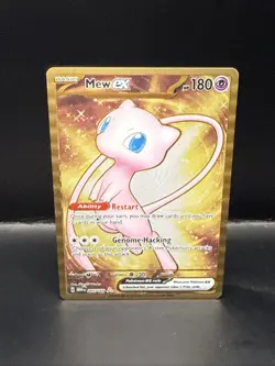 Pokemon TCG Mew EX Metal Gold NM 205/165 Scarlet & Violet 151 Promo Card A - Image 2