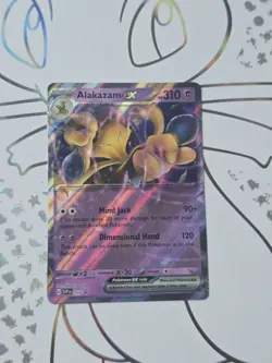 Alakazam EX SVP 050 Pokemon Card Black Star Promo Scarlet & Violet 151 - Image 1