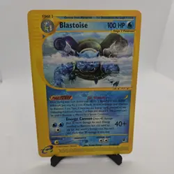 BLASTOISE 37/165 Expedition Base Set - Non Holo Pokemon Card - Image 1