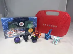 New Bakugan Battle Brawlers Card Power House Booster W/ 30 Cards & 6 Figures - Image 1