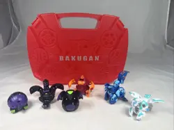 New Bakugan Battle Brawlers Card Power House Booster W/ 30 Cards & 6 Figures - Image 5