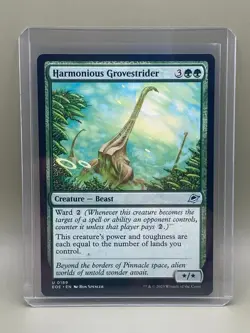 HARMONIOUS GROVESTRIDER #0189 Edge Of Eternities MTG UNCOMMON Card Near Mint - Image 1