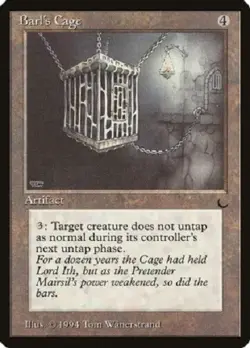 MTG magic 1x Barl's Cage (MP) The Dark - Image 1