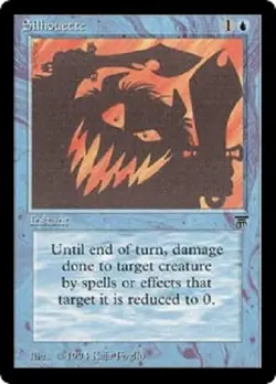 MTG magic 1x Silhouette ITALIAN (LP) Legends - Image 1