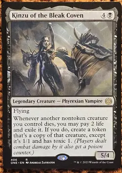 ✨Kinzu of the Bleak Coven✨ MTG | Phyrexia: All Will Be One | NM/M | R 406 - Image 1