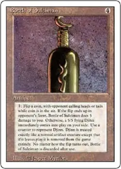 MTG Magic 1x Bottle of Suleiman (LP) Revised edition - Image 1
