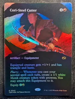 Cori-Steel Cutter - Foil Borderless - Tarkir: Dragonstorm (MTG) - Image 1