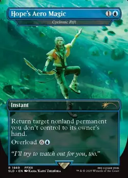 Cyclonic Rift - FOIL - Final Fantasy Secret Lair SLD - MTG - Image 1