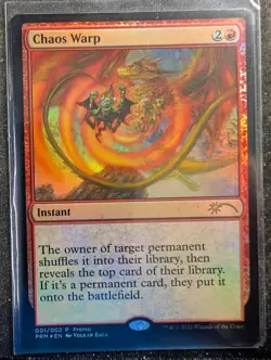 Chaos Warp - Foil Promo (MTG) - Image 1
