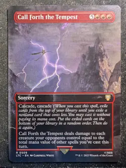Call Forth the Tempest - Borderless - LOTR: Tales of Middle Earth (MTG) - Image 1