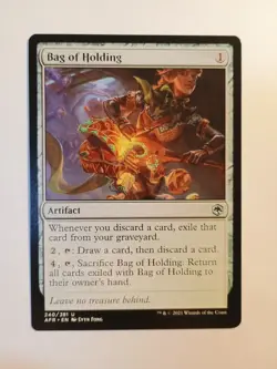 Bag of Holding 240/281 Mtg Magic The Gathering Regular Uncommon AFR NM - Image 1
